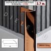 Алюминиевый окантовочный профиль для плитки наружный ПО-9мм бронза/глянец 2,7м. фото 1 &mdash; DIELE